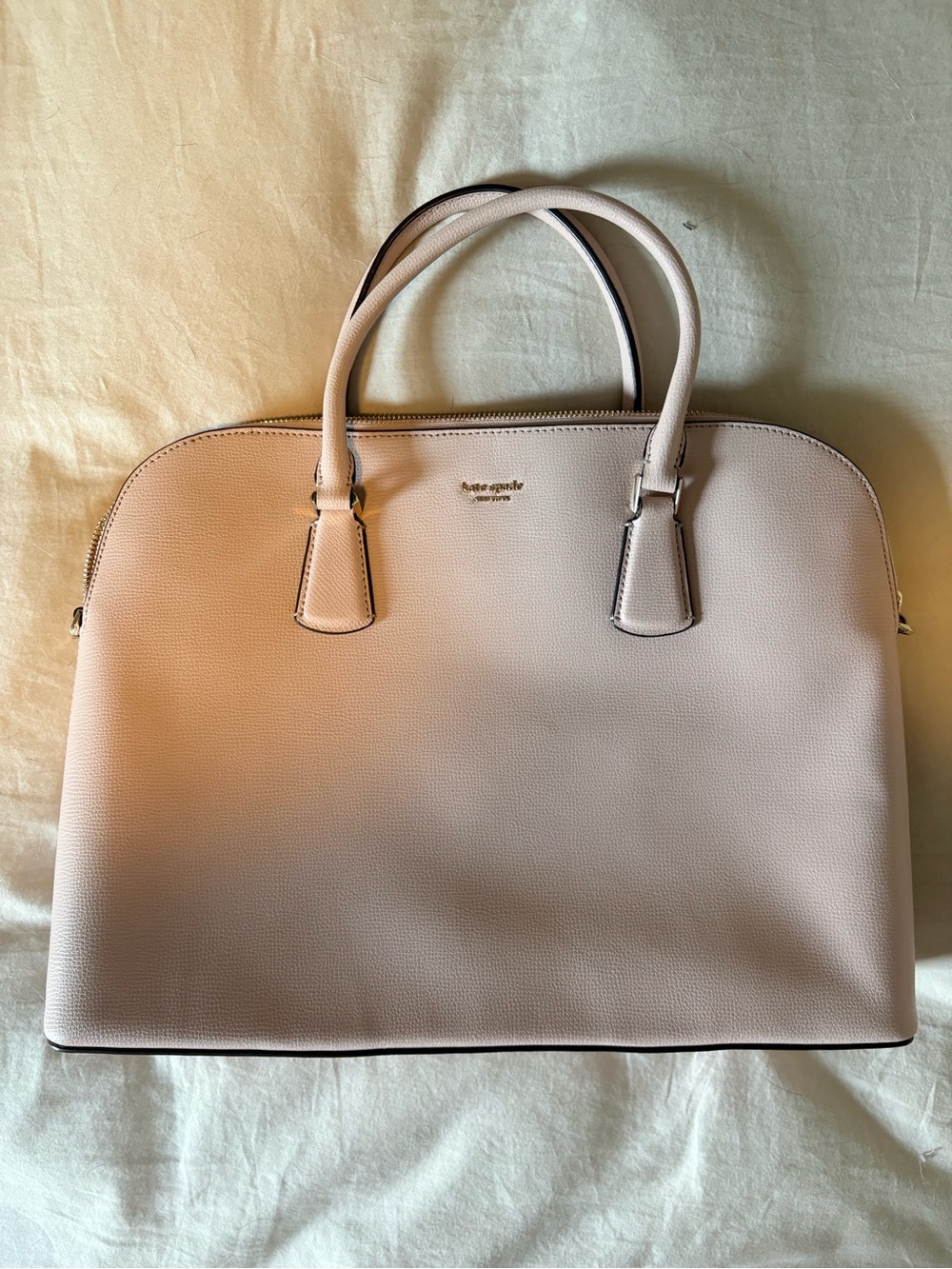 kate spade Pale Pink Structured Leather Satchel